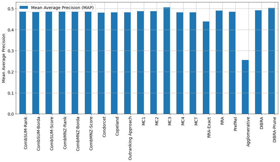 Mean Average Precision (MAP)